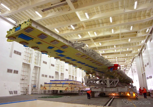 エアバスA380主翼のテスト（2011年）