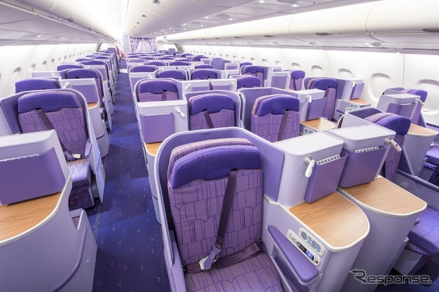 エアバスA380タイ国際航空ビジネスクラス(2012年)