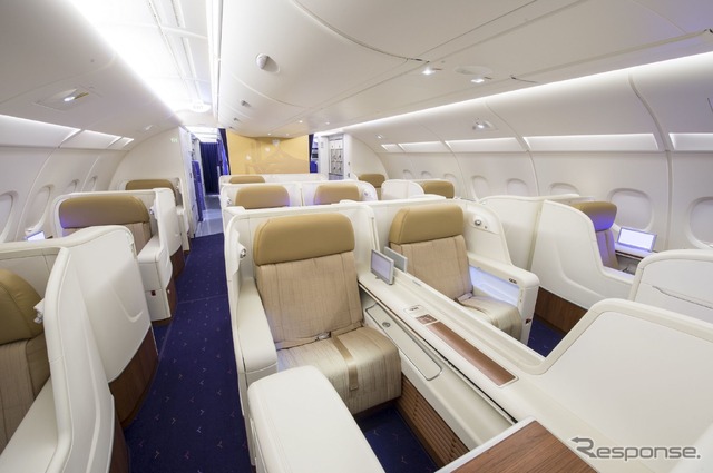 エアバスA380タイ国際航空ファーストクラス(2012年)