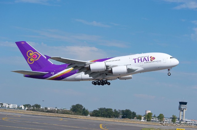 エアバスA380タイ国際航空(2012年)