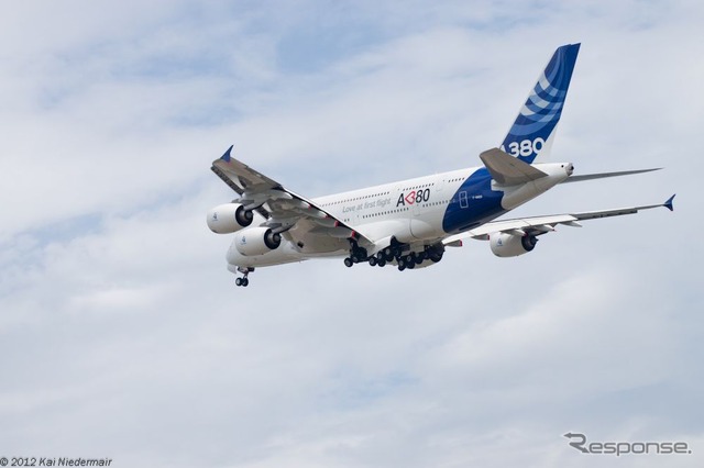 エアバスA380、リオデジャネイロ国際空港(2012年)