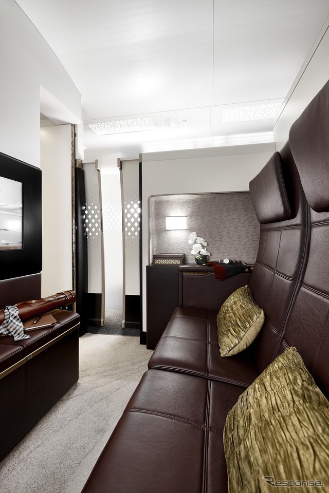 エアバスA380エティハド航空、レジデンスのキャビン(2014年)