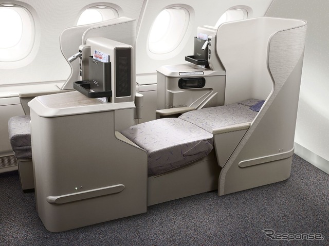 エアバスA380アシアナ航空、ビジネスクラス(2014年)