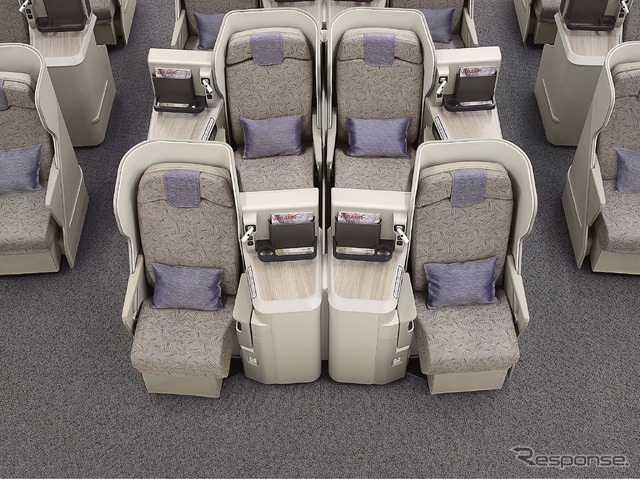 エアバスA380アシアナ航空、ビジネスクラス（2014年）