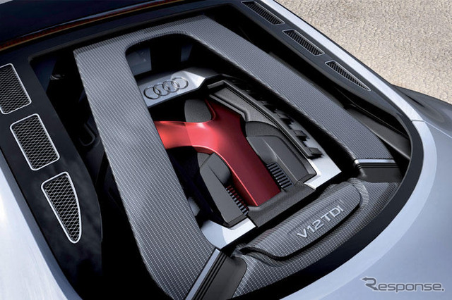 【デトロイトモーターショー08】アウディがディーゼルのV12…R8 に搭載