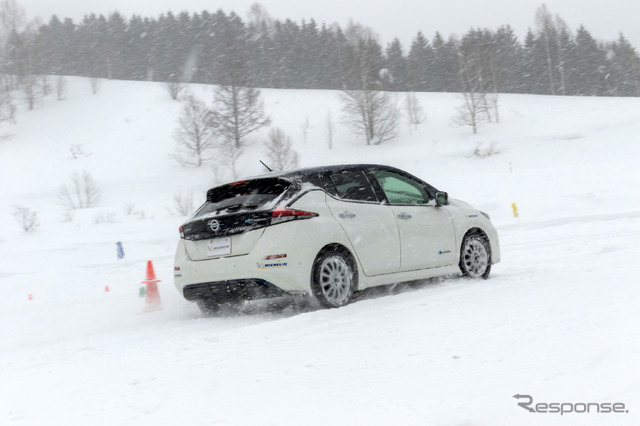 ミシュラン雪上試乗会