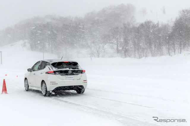 ミシュラン雪上試乗会