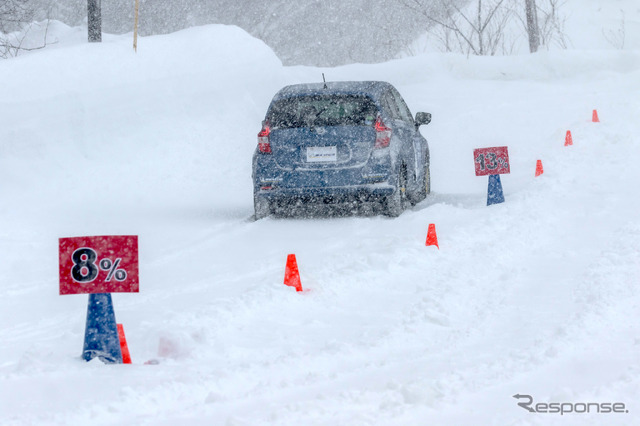 ミシュラン雪上試乗会