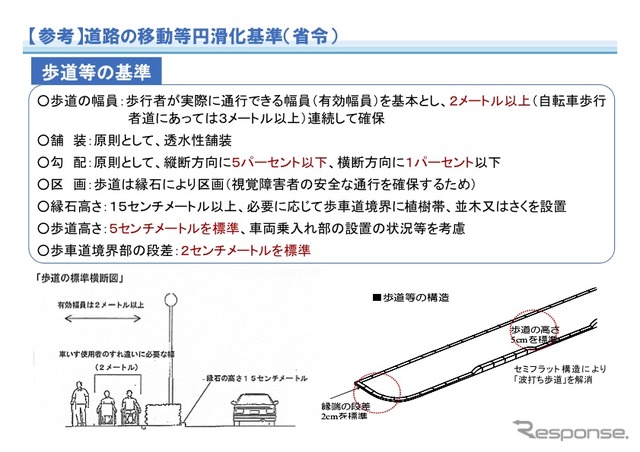 道路の移動等円滑化基準