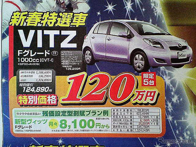 【新車値引き情報】新型 デミオ など、コンパクトカーが安い
