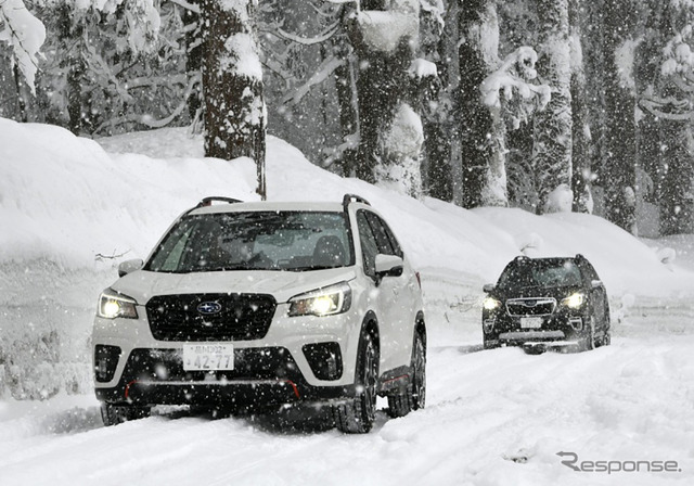 スバル フォレスター アドバンス(e-BOXER)でスバルAWDの故郷、山形を雪上ドライブ