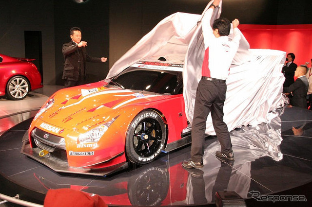 【東京オートサロン08】写真蔵…日産 GT-R SUPER GT仕様 ローンチ