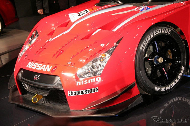 【東京オートサロン08】写真蔵…日産 GT-R SUPER GT仕様 ローンチ