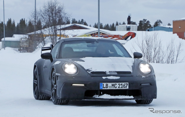 ポルシェ 911 GT3 スクープ写真