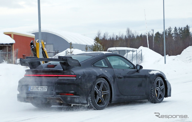 ポルシェ 911 GT3 スクープ写真