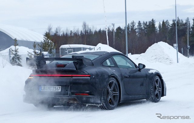 ポルシェ 911 GT3 スクープ写真