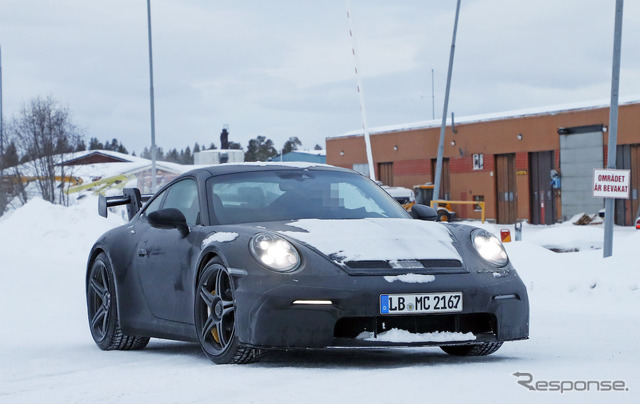 ポルシェ 911 GT3 スクープ写真