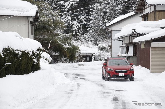 スバル雪上試乗会