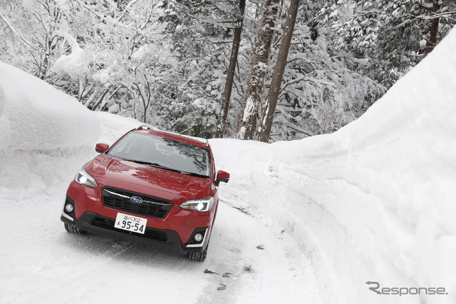 スバル雪上試乗会