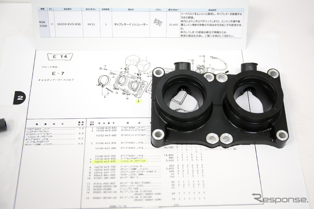 ホンダ旧型二輪車 純正部品再販売