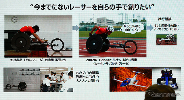Hondaグループ車いす陸上競技支援発表(Hondaウエルカムプラザ青山/2月28日)