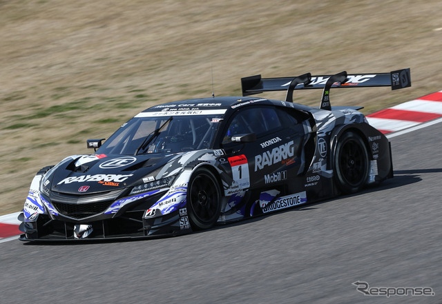 GT500で今季はカーナンバー1を背負うRAYBRIG NSX-GT(昨季王者陣営マシン)。