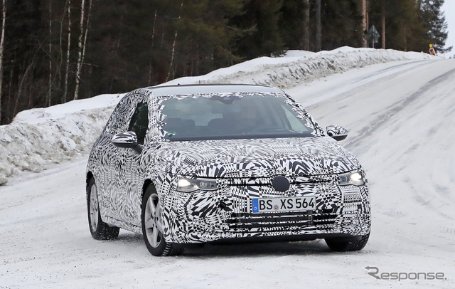 VW ゴルフ 新型(ゴルフ8)スクープ写真