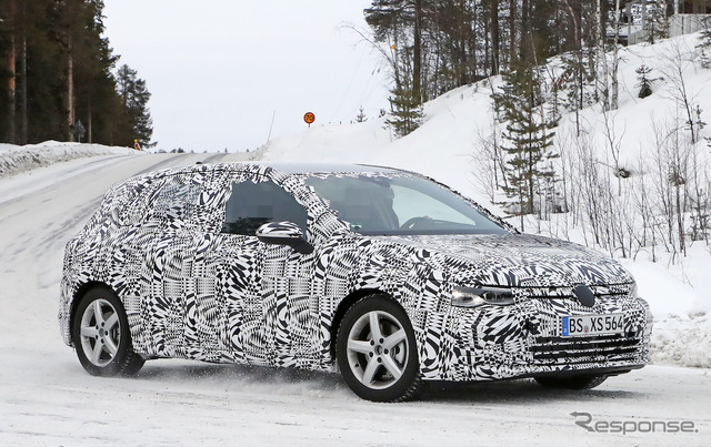 VW ゴルフ 新型(ゴルフ8)スクープ写真