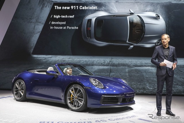 ポルシェ 911 カブリオレ 新型（ジュネーブモーターショー2019）