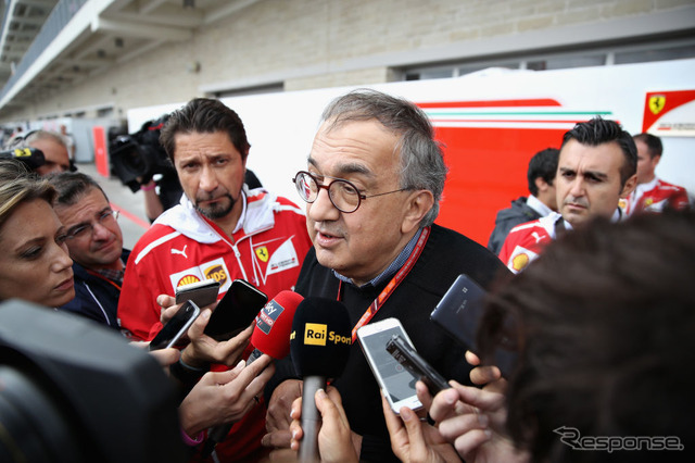 故マルキオンネ氏（2007年、F1アメリカGP）　(c) Getty Images