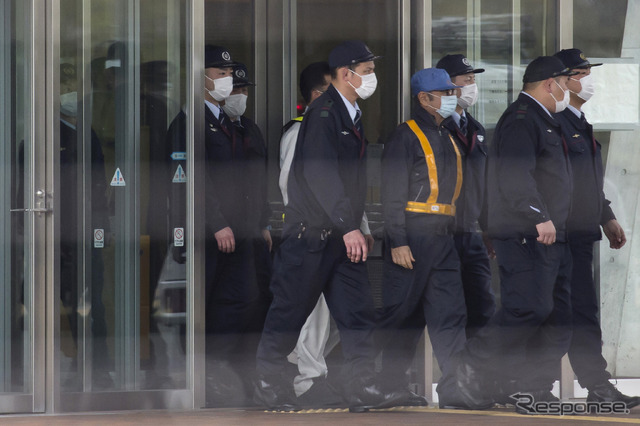 東京拘置所から保釈されたゴーン被告（3月6日）　(c) Getty Images