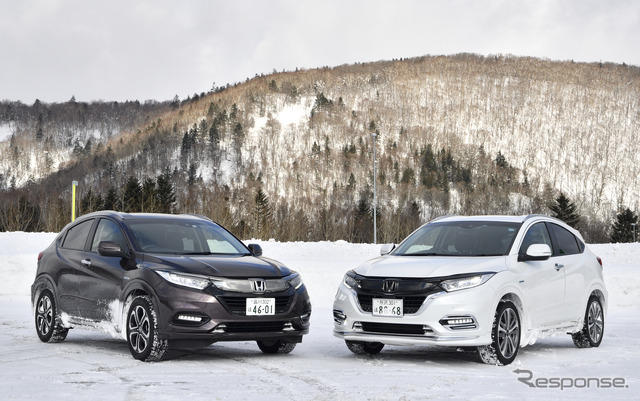 【ホンダ ヴェゼル Modulo仕様 雪上試乗】“雪道”前提ではなく、普通に運転できてしまう…佐藤久実