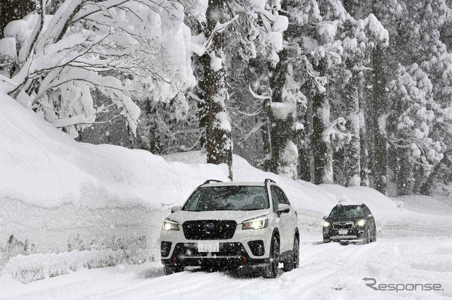 スバルテックツアー10弾 SUV SNOW DRIVING EXPERIENCE