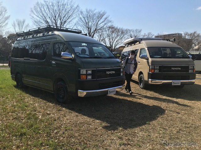 ハイエースのカスタマイズでおなじみのFLEXが手掛けるMOVING INN(ムービングイン)。オリジナルのベッドルームカーを貸し出し。これを使って絶景スポットを紹介してくれるサービスなのだとか。