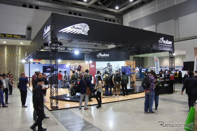 インディアンモーターサイクルブース(東京モーターサイクルショー2019)