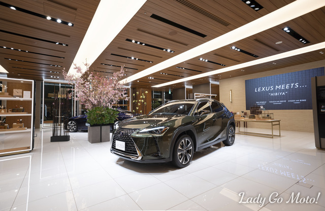 東京ミッドタウン日比谷「LEXUS MEETS...」で、クルマと花の日本の匠がコラボレートしたイベントが期間限定で開催