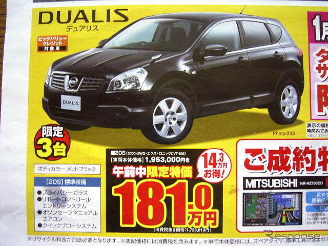 【新車値引き情報】寒くないっ!! このプライスでSUV、RVを