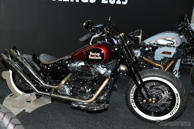 ハーレーダビッドソン Battle Of The Kings 2019 ソフテイルスリム「QUEEN」（東京モーターサイクルショー2019）