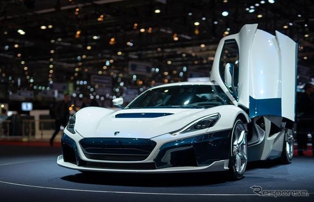 リマック C_Two の量産プロトタイプ車(ジュネーブモーターショー2019)