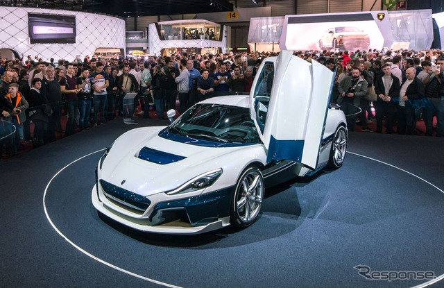 リマック C_Two の量産プロトタイプ車(ジュネーブモーターショー2019)