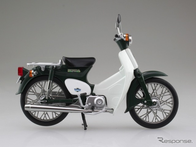 アオシマ 完成品バイクシリーズ ホンダ スーパーカブ(グリーン)