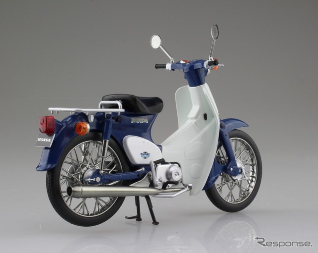 アオシマ 完成品バイクシリーズ ホンダ スーパーカブ(ブルー)