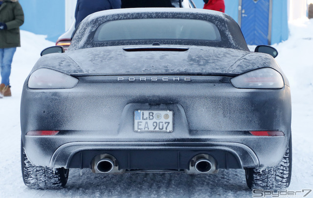 ポルシェ 718 ボクスター 6気筒モデル 開発車両(参考画像)