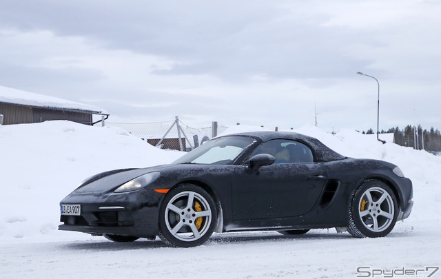 ポルシェ 718 ボクスター 6気筒モデル 開発車両(参考画像)