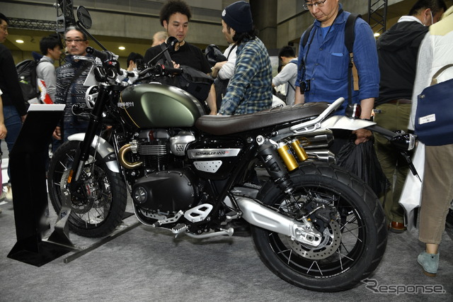 トライアンフ・ボンネビル・スクランブラー1200XC(東京モーターサイクルショー2019)