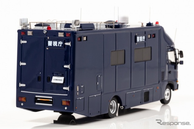 日野 レンジャー 2015 警視庁公安部公安機動捜査隊指揮官車両（1/43スケールモデル）