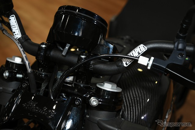 インディアン FTR1200 Thunder Black 新型（東京モーターサイクルショー2019）