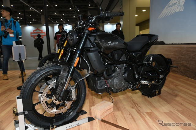 インディアン FTR1200 Thunder Black 新型(東京モーターサイクルショー2019)