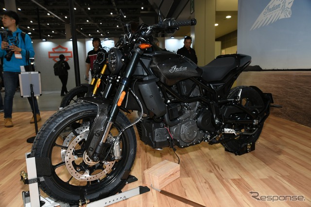 インディアン FTR1200 Thunder Black 新型（東京モーターサイクルショー2019）