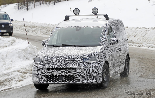 VW キャディ(T7 ライフキャディ)次期型 スクープ写真